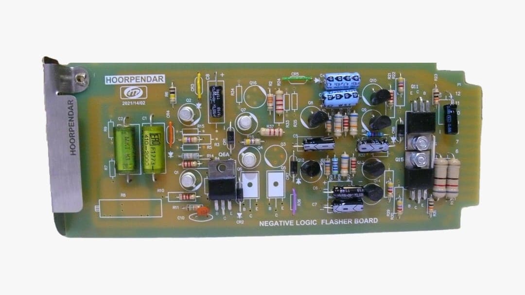 Negative-logic flasher board