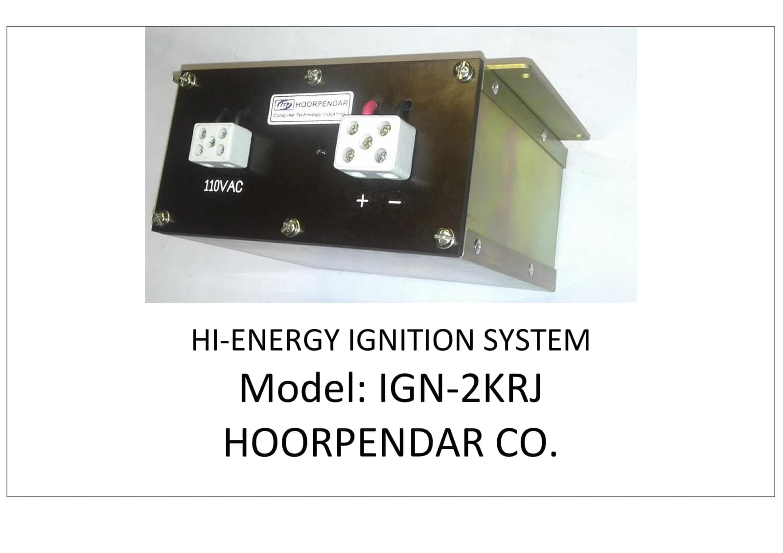 سیستم جرقهی پرانرژی IGN-2KRJ