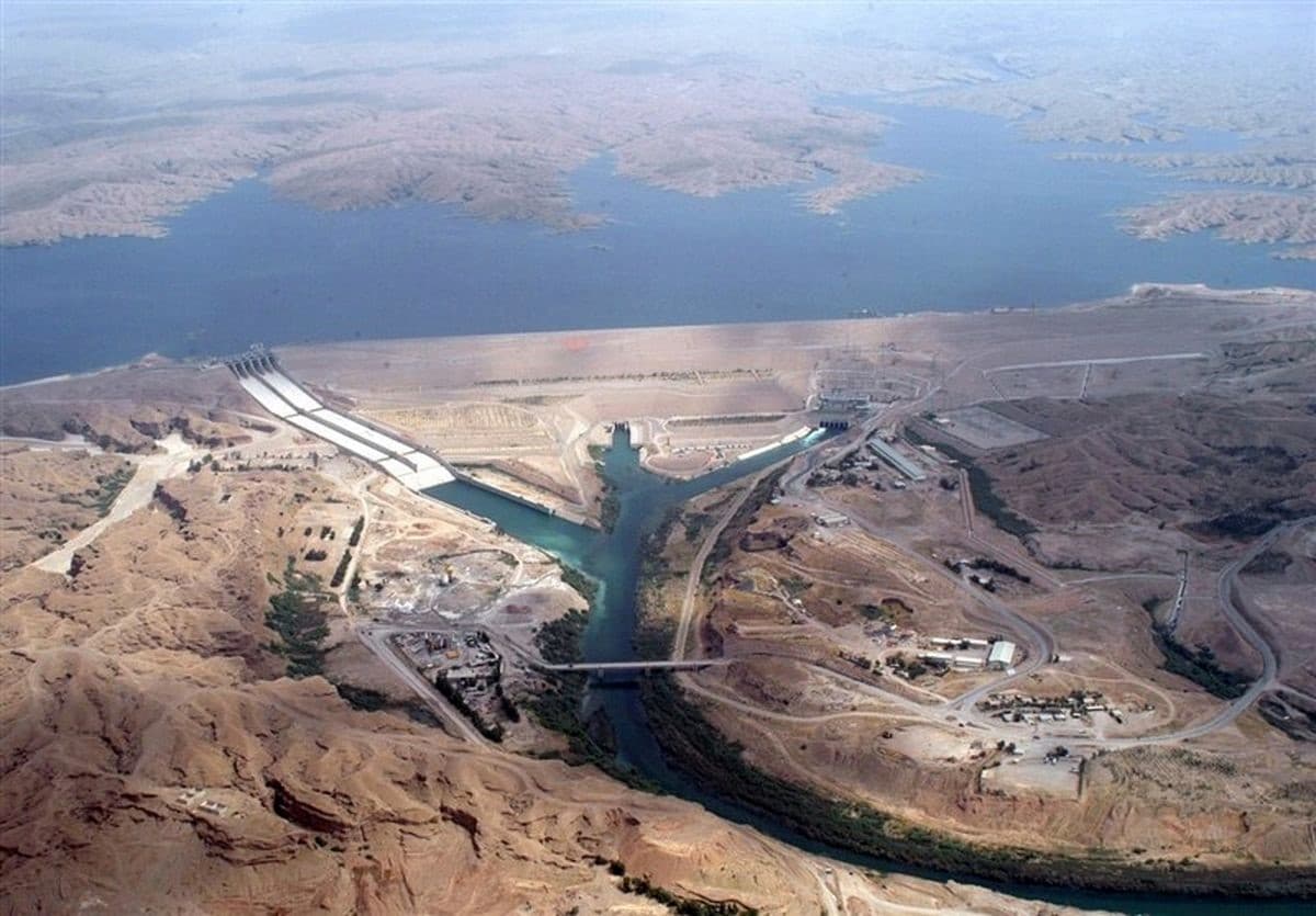 Karkheh dam and hydropower plant